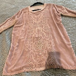 Washable velvet top by Johnny Was, Small
